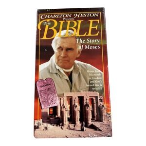 Charlton Heston The Bible The Story of Moses VHS Video Goodtimes Entertainment